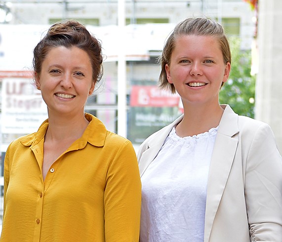 Simone Schmid und Christina Gsell