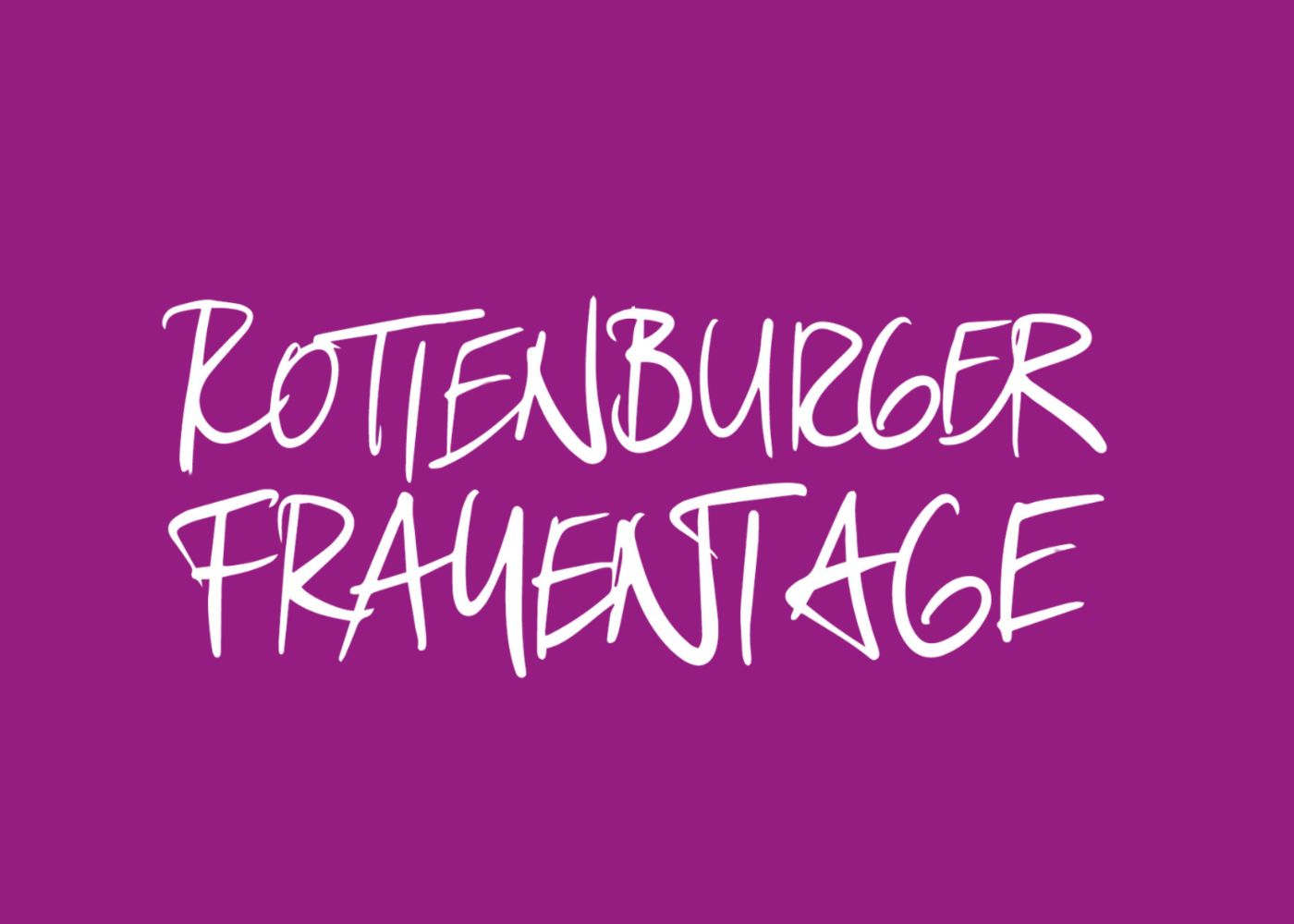 Frauenköpfe auf lila Hintergrund