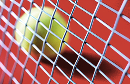 Ball und Netz