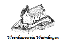 Zeichnung Kapelle mit weinbergen