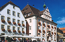 Das im Barockstil gehaltene Rottenburger Rathaus