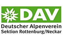 Schriftzug und stilisiertes Edelweiß