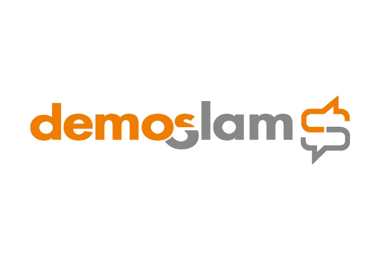 Schriftzug "demoSlam"