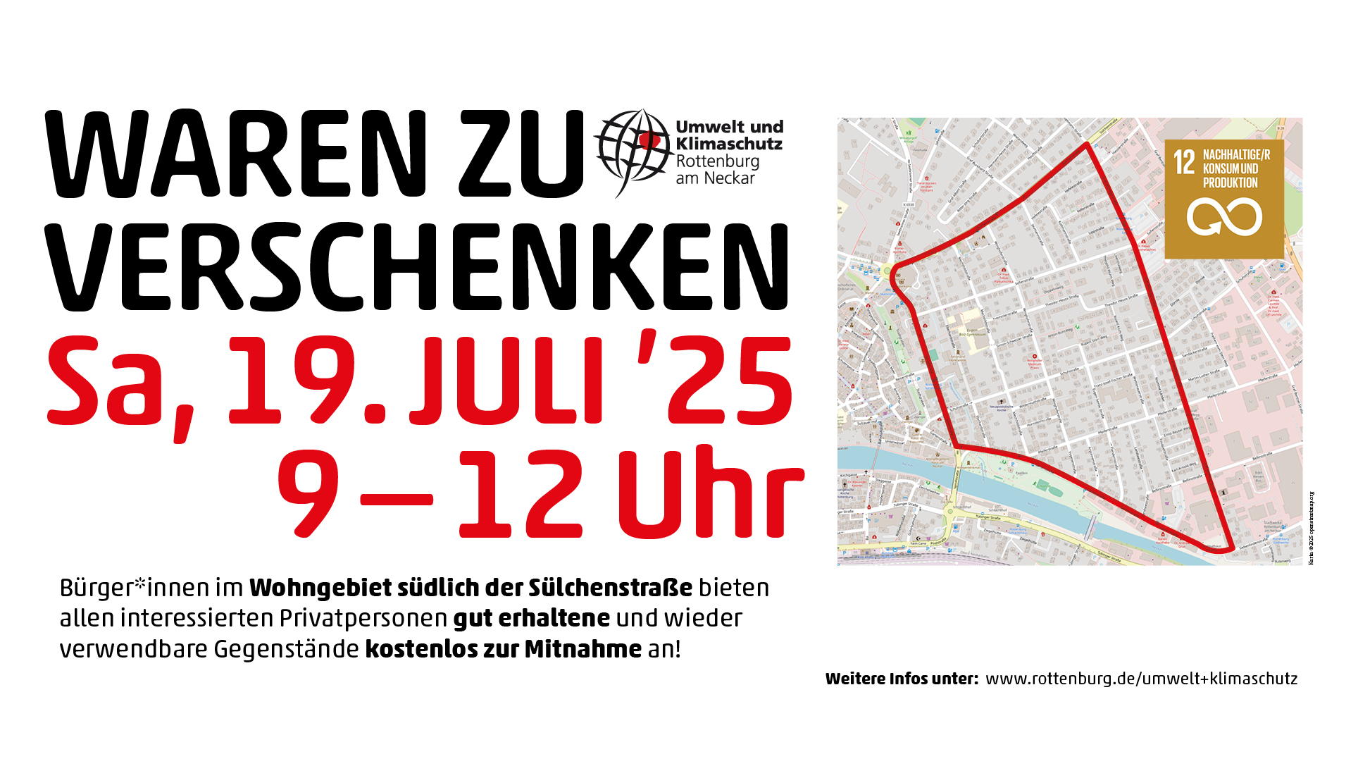 Werbematerialien Warentauschtag 2025