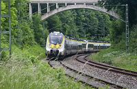 Die Gäubahn bei voller Fahrt 