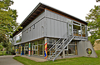 Modernes Kindergartengebäude 