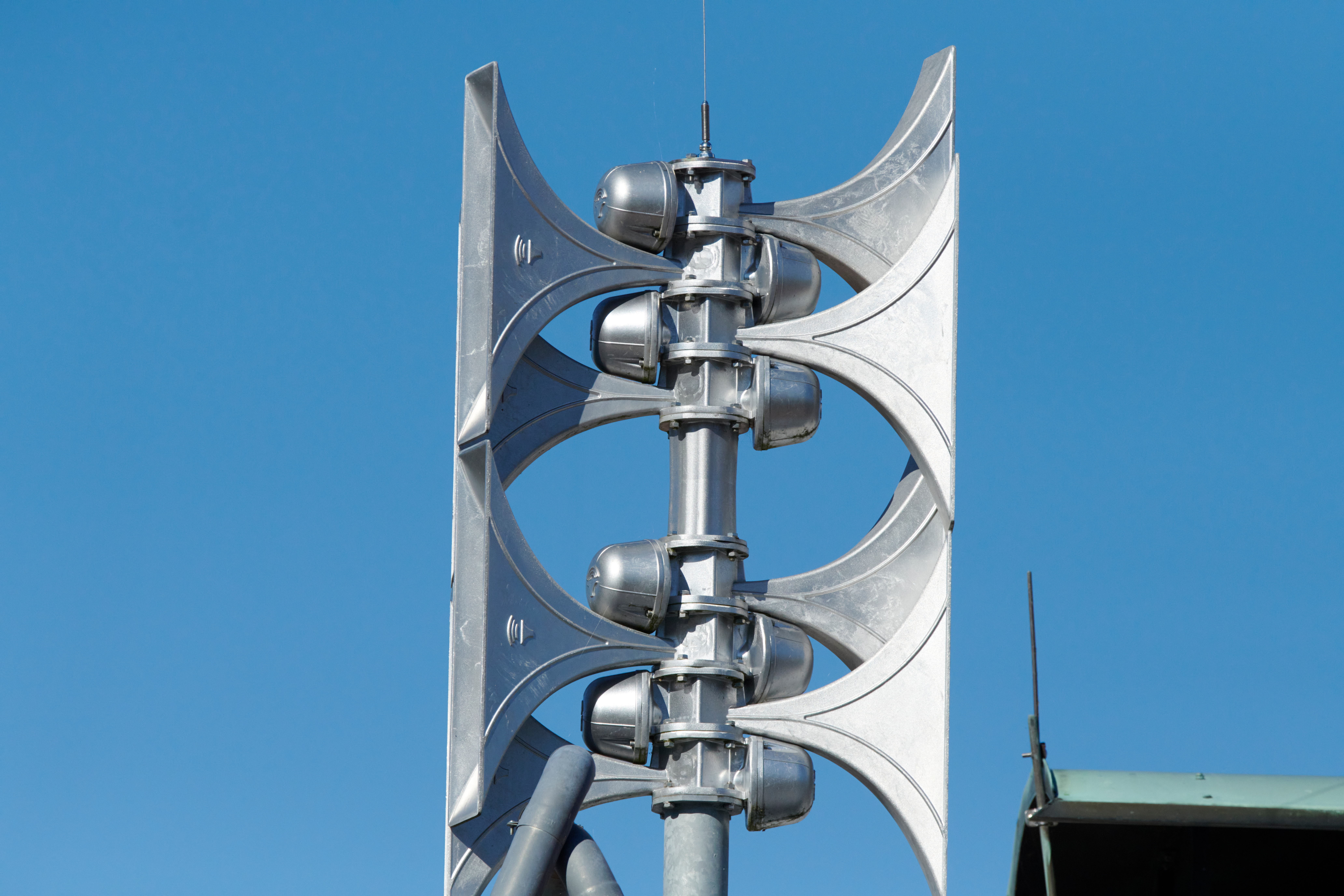 Eine elektronische Warnsirene