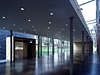 Festhalle Rottenburg am Neckar Modernes Foyer mit viel Glas und Sichtbeton