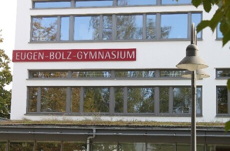 Fassade des Eugen-Bolz-Gymnasium in Rottenburg