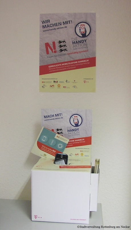 Handy-Aktion Sammelbox