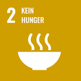 Logo SDG 2 - Kein Hunger