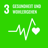 Logo SDG 3 - Gesundheit und Wohlergehen
