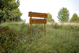 Schild in der Natur