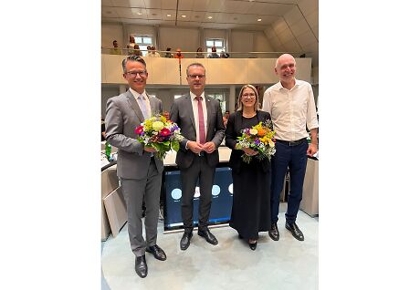 Hendrik Bednarz, Anette Annette Schwieren, Stephan Neher und der ausscheidene Thomas Weigel