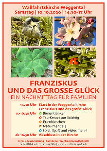 Einladungsflyern mit Naturbildern