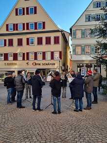 Spielen auf dem Marktplatz