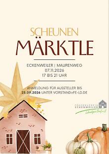 Plakat Scheunenmärktle