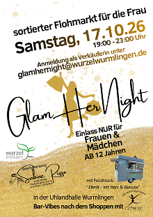 2. Hand Modemarkt für Frauen am 17.10, 19 - 23 Uhr in der Wurmlinger Uhlandhalle