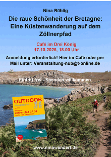 Plakat für die Wanderwegpräsentation in Kiebingen