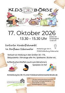 Werbeplakat Kids-Börse