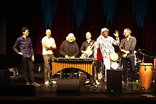 Die Band auf der Bühne