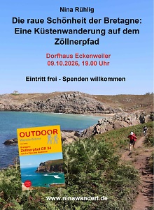 Wanderweg an der Küste Bretagne