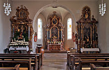 Chor einer barocken Kirche