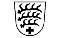 Wappen mit Hirschstangen 