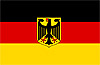 Bundesflagge mit Wappen