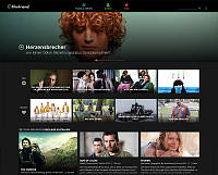 Screenshot einer Streaming-Plattform für Filme
